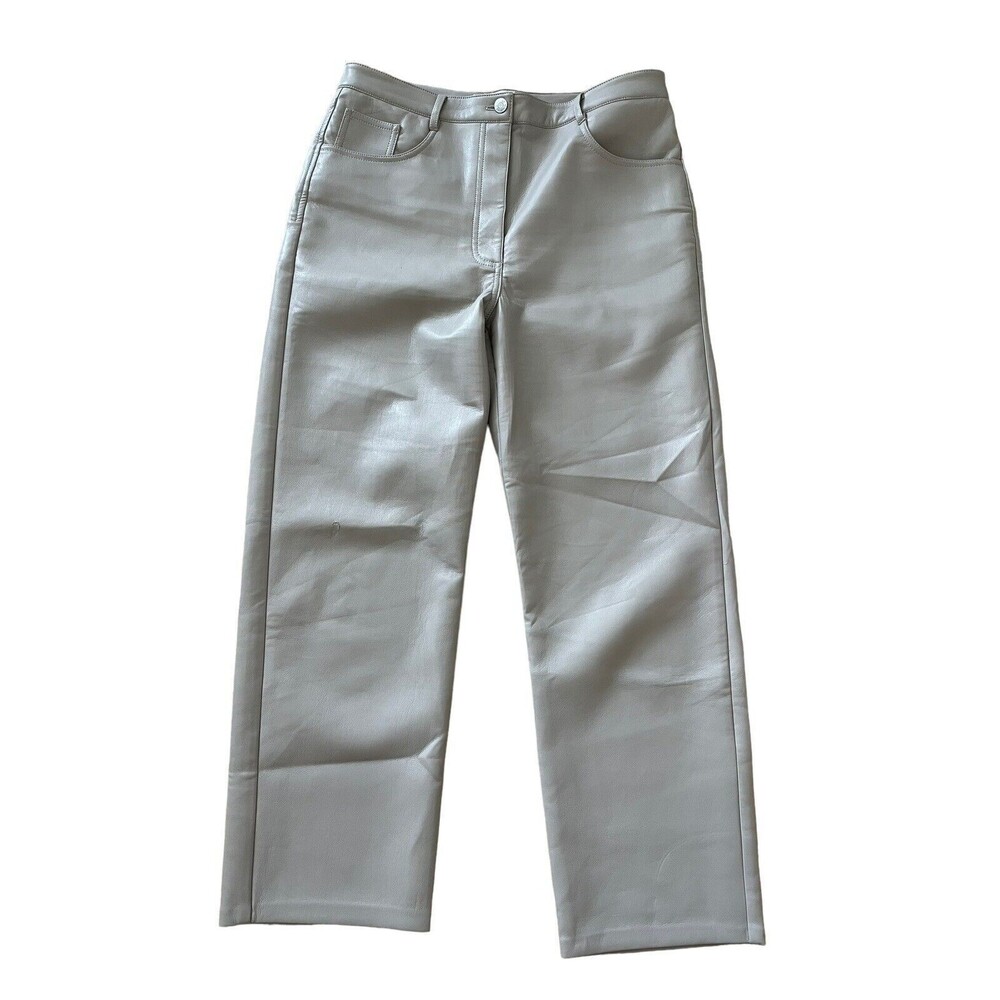 Aritzia‎ Wilfred Vegan Faux Leather Melina Pants Women’s 12 High Rise *flawed